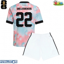 Belgia Alexis Saelemaekers #22 Bortedraktsett Barn VM 2026 Kortermet (+ Korte bukser)